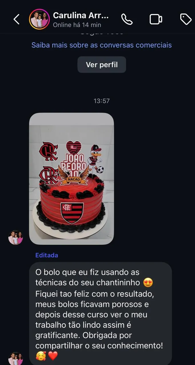 Feedback de aluna 1